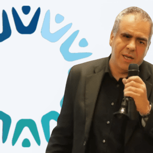 Portrait of Steve Tyler, new CEO of Billion Strong, smiling in professional attire.